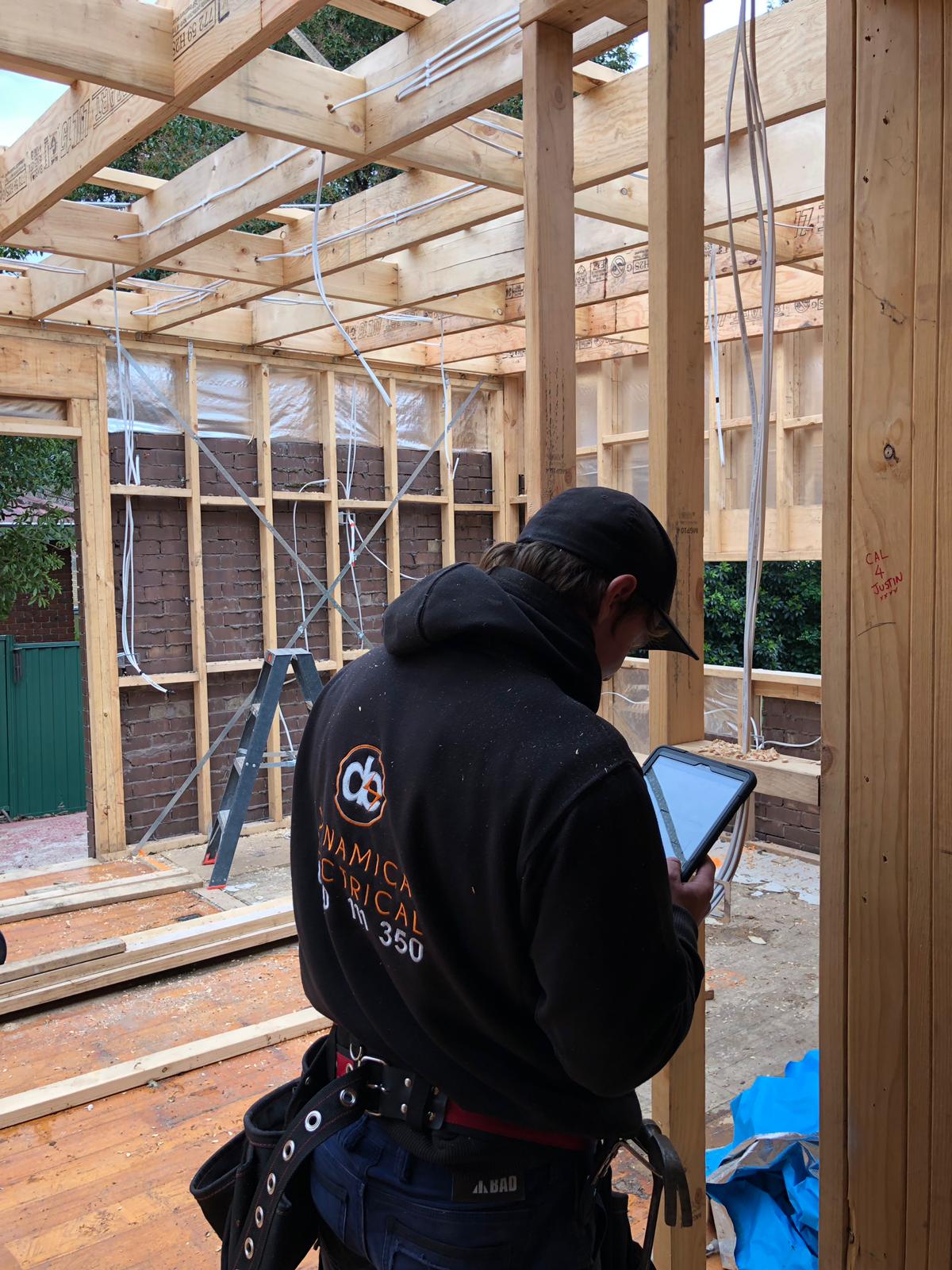 Residential electrical rough-in