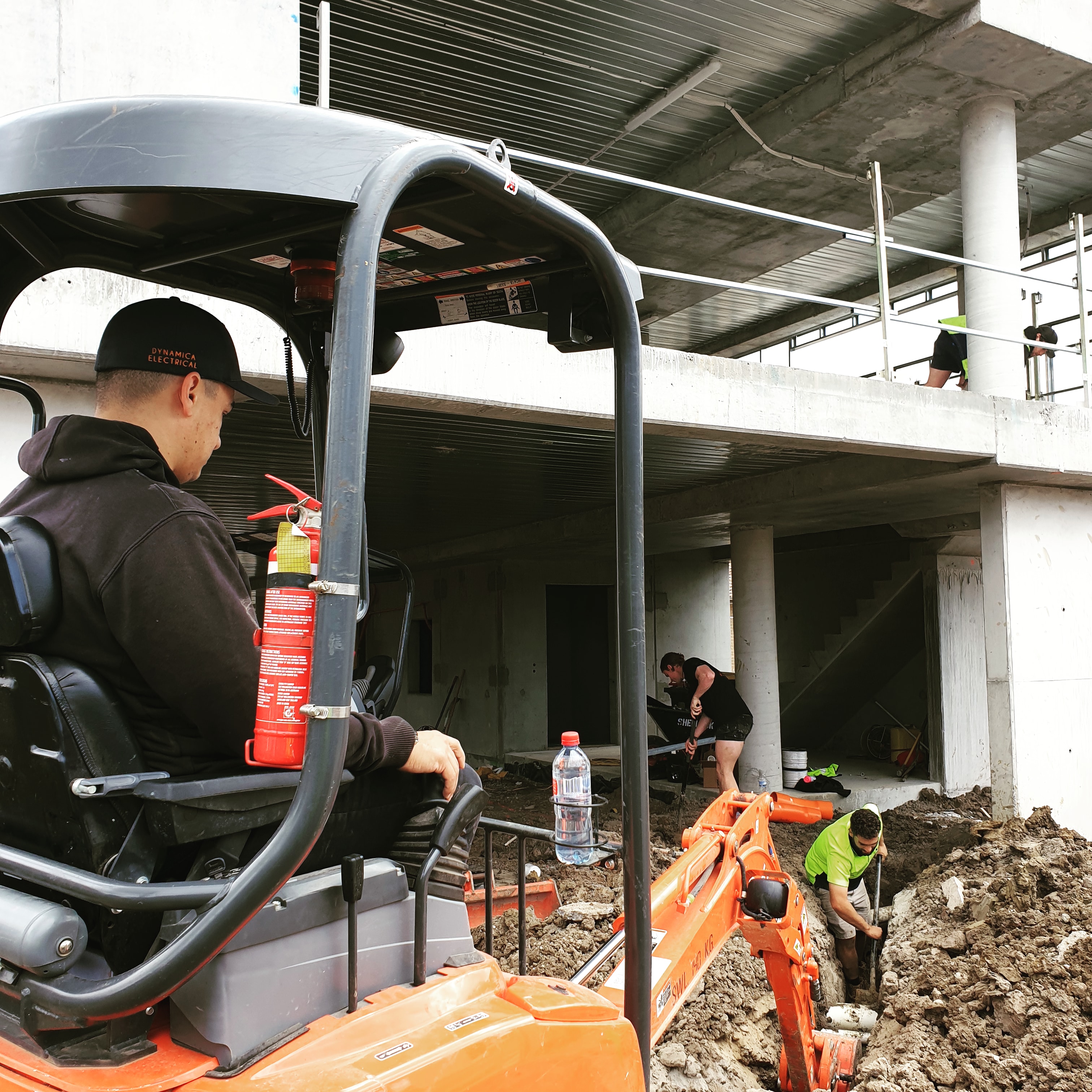 Dynamica Electrical team on site